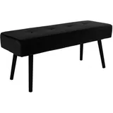 House Nordic Sitzbank Skiby Schwarz 100 x 44 x 35 cm