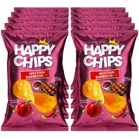 Happy Chips Western Barbecue 150 g, 10er Pack