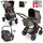 ABC-Design ABC Design 3in1 Kombi-Kinderwagen-Set Salsa 5 Air All OneSize - Braun