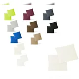 EXKLUSIV HEIMTEXTIL Kissenhülle Kissenbezug Doppelpack mit Reißverschluss hochwertige Jersey Qualität Natur 40 x 40 cm