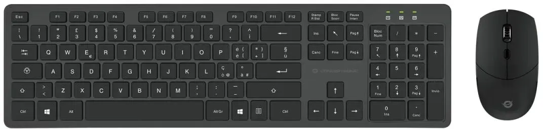 Conceptronic Kabellose Tastatur- und Maus-Kombination, Italienisches Layout
