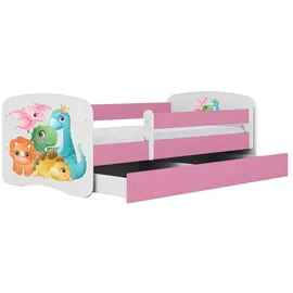 raumhirsch furniture Kinderbett 80 x 180 cm Holzwerkstoff rosa