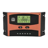 MPPT Solarpanel Regler Auto Paremeter Einstellbarer LCD-Bildschirm Panel Batterieregler Batterieregler 12V/24V(60A), Fahrzeugtechnik/GPS & Sicherheit