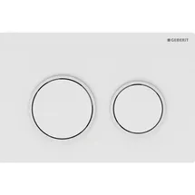 Geberit Omega20 Betätigungsplatte weiß/matt