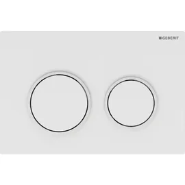 Geberit Omega20 Betätigungsplatte weiß/matt