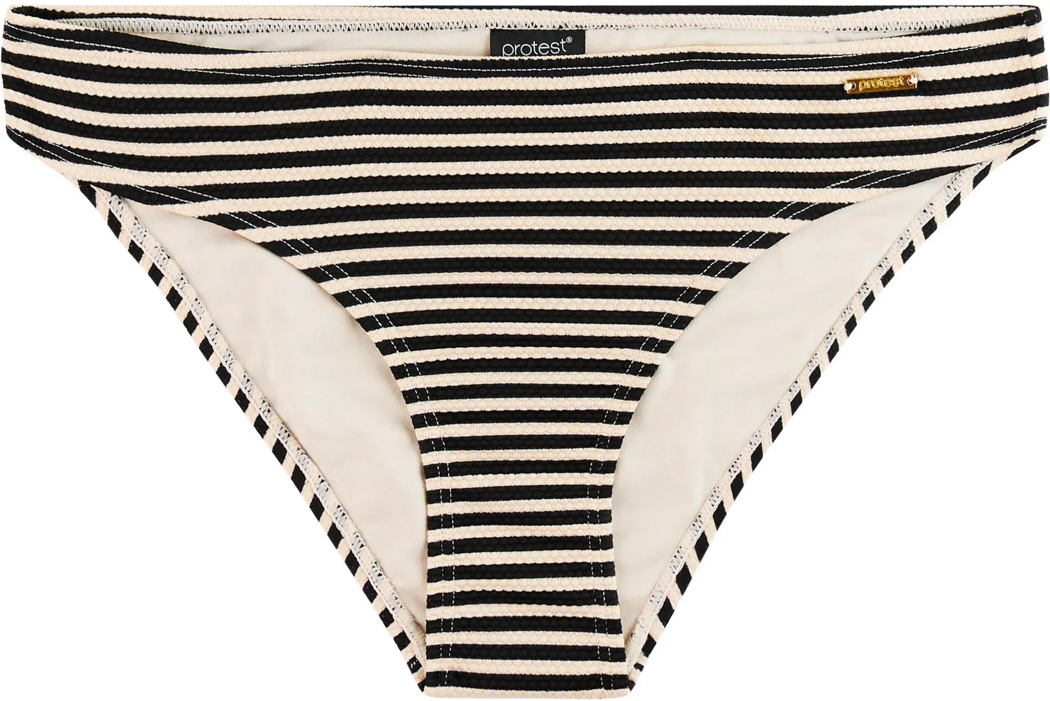 Protest MIXSPHERO Bikini Hose Damen in kitoffwhite, Größe 34 - beige