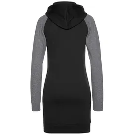 bench. loungewear Sweatkleid Damen anthrazit-schwarz Gr.32/34