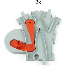 LEGO Duplo Eisenbahn Weiche Bahnübergang Prellbock 10882