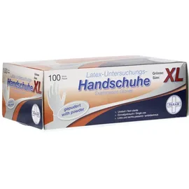 PARAM Einmal Handschuhe Latex gepudert XL