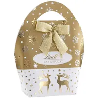 Lindt Goldstücke Mini Tasche mit Alpenvollmilchschokolade 50g 4er Pack