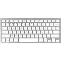 Trust 24654 Funktastatur Spanisch - Silver / White