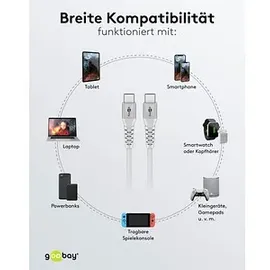 goobay USB-C 0,5 m Weiß