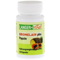 Bromelain 160 Mg+papain 160 mg Tg.Kapsel 60 St