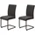 Möbel Boss Esszimmerstuhl Linn Webstoff Braun/Schwarz 2er Set