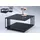 M2 Kollektion Couchtisch Paris 2 Schwarz Glas 75 x 41 x 75 cm
