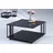 M2 Kollektion Couchtisch Paris 2 Schwarz Glas 75 x 41 x 75 cm