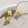 Akko V3 Pro Cream Yellow Switches, mechanisch, 5-Pin, linear, MX-Stem, 50g -