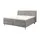 Ruf Boxspringbett Aurelia ¦ grau ¦ Maße (cm): B: 170 H: 114