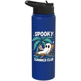 Spooky Summer Summerween Skelett Geist Halloween Sommer Stainless Steel Insulated Water Bottle
