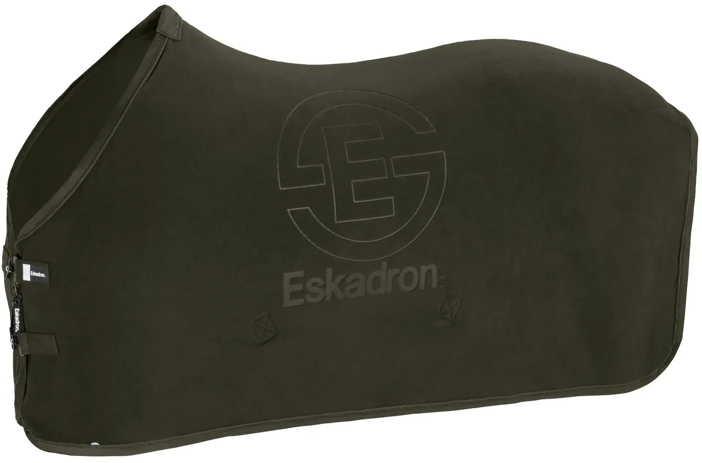 ESKADRON Dynamic Abschwitzdecke Fleece Stamp oliv 165 cm