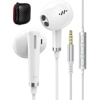 3,5 mm Kopfhörer für Samsung Galaxy A15 A14 A12 A23 S10,In-Ear-Kopfhörer mit Kabel, Sport-In-Ear-Kopfhörer mit Mikrofon Lautstärkeregler für Redmi Note 13 12 Pro+ 11 11S 9,Tablet und Geräte mit 3,5 mm