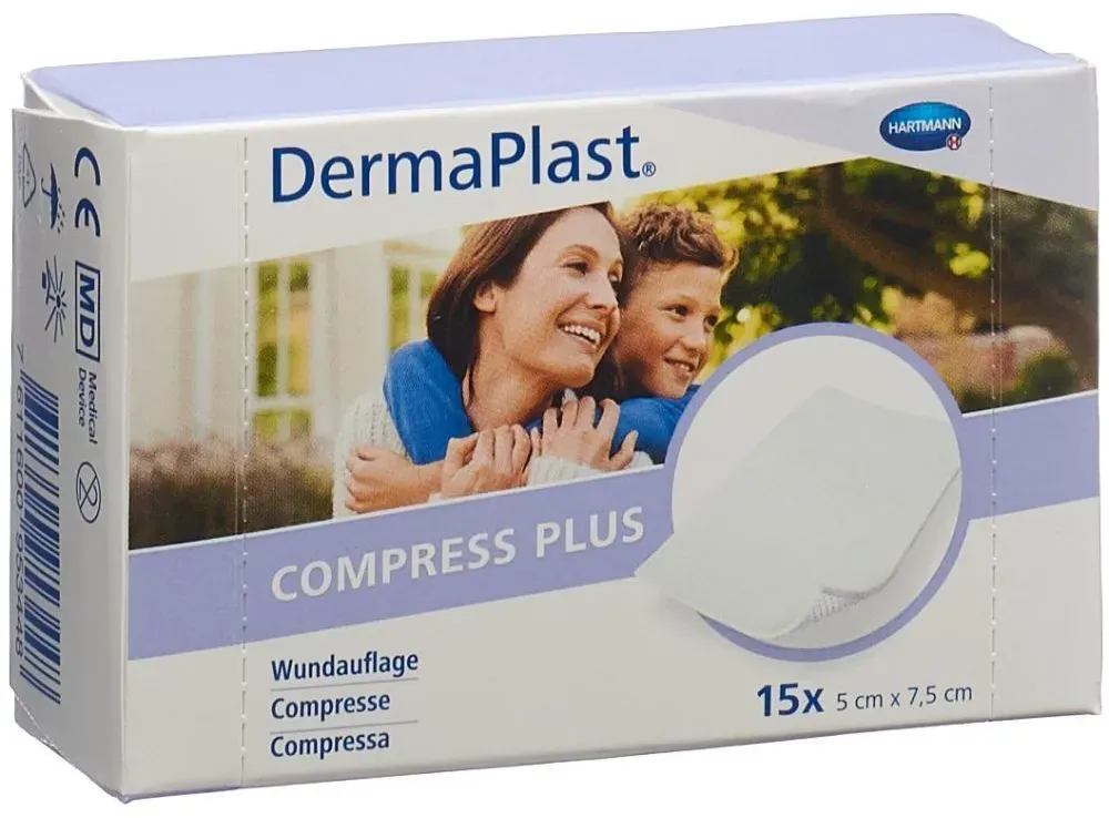 Hartmann Dermaplast® Kompresse Plus 5 x 7,5 cm