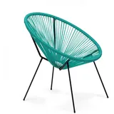 Mobili Rebecca Gartensessel 70 x 80 x 76 cm türkis 1 St.