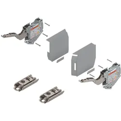 Blum AVENTOS HK-S Komplett-Set mit BLUMOTION, Soft-Close, Leistungsfaktor 400 - 1000, Hellgrau