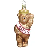 INGE-GLAS Weihnachts-Hänger Berliner Bär