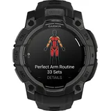 Garmin Instinct 3 AMOLED 45 mm Schwarz / Schwarz