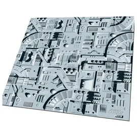 Ultimate Guard Battle-Tiles 1' Starship 30 x 30 cm (9) - Grau