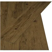vidaXL Selbstklebende Bodenbelagsdiele 32 pcs Naturbraun 4,46 m2