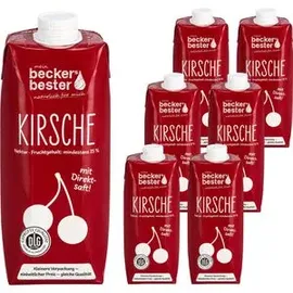 Beckers Bester Kirsch-Nektar Fruchtnektar 6x 0,75 l