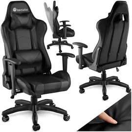 Tectake Racing-Gamingstuhl Twink Gaming Stuhl Schwarz