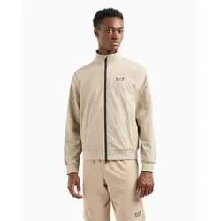 EA7 für Herren. 7M000424_AF13569 Beigefarbene Bomberjacke (L), Lässig, Polyamid, Nachhaltig