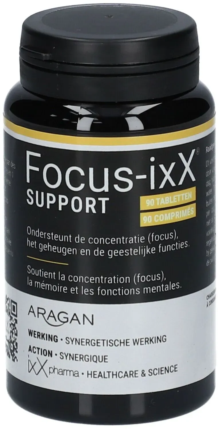 ixX Pharma Focus-ixX Support | Geheugen & focus, hoge dosis bacopa & ginkgo 90 St Tabletten