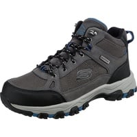 Skechers Herren SELMEN MELANO Wanderstiefel, Gray Leather W/Synthetic & Mesh, 41.5 EU - 41.5 EU