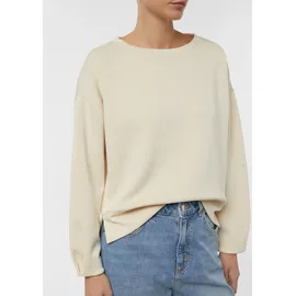 Comma, Sweatshirt Faltendetail Beige 36