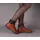 THINK! COMODA chromfrei gegerbte Leder Stiefelette 3-000450, KASTANIE/KOMBI 3010, 41,5