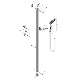 Hansgrohe Raindance Select 150/Raindance Unica'S Set 0,90 m (26626400)