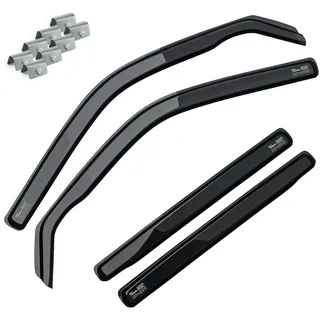 MOTOS Windabweiser Regenabweiser für MERCEDES-BENZ CITAN I W 415 2012-2021 Ästhetisches Design, Langlebig & Robust, Leichte Installation, Energieeinsparung durch Belüftung, Verringerung von Lärm und L