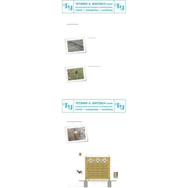 Tetzner & Jentzsch T & J Sichtschutzzaun Avantgarde-Abschluß Oberbogen 120 x 90 cm