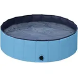 Hundepool Schwimmbad Hundeplanschbecken 100 cm/120 cm/140 cm/160 cm Hundebad Doggy Pool Haustierpool Katzenpool Wasserbad PVC-rutschfest mit
