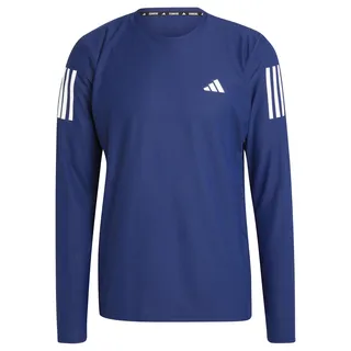 Adidas Own The Run Longsleeve, Herren Langarm-T-Shirt, Dark Blue, IM5412