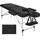 Tectake tectake® 2 Zonen Massageliege, Breite 60 cm, Polsterung 4 cm, mit Aluminiumgestell, 205 x 95 x 89 cm