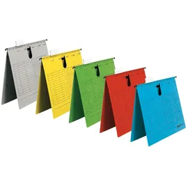 Falken Hängehefter UNIREG Karton natronbraun 1 x kaufmännische Heftung, 25 St.