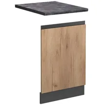 Vicco Unterschrank Frontblende R-Line 45 x 0 x 0 cm Braun