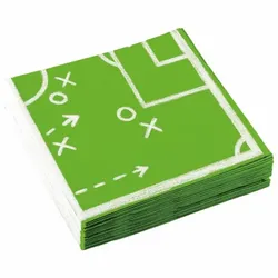 20 Servietten Fussball Party