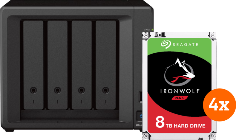 Preisvergleich Produktbild Synology DS923+ + 4 x 8TB Seagate Ironwolf