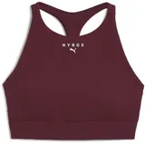 Puma X HYROX Shapeluxe High Neck Bra Ruby Shimmer L